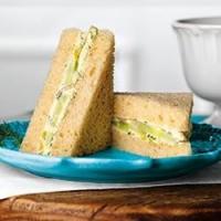 Cucumber and Dill Finger Sandwiches_image