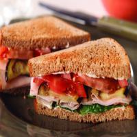 Turkey, Eggplant and Tomato Sandwich image
