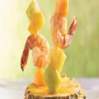 Shrimp, Melon and Pineapple Kabobs image