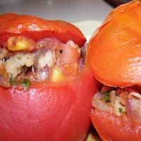 Savoury Filled (Stuffed) Tomatoes_image