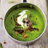 Green Pea and Ham Soup_image