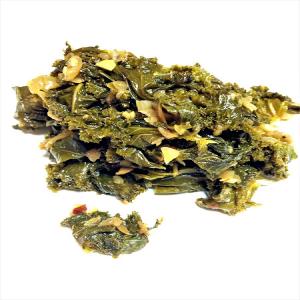 Spicy Collard Greens with Spiced Butter_image