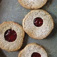 Buckwheat Linzer Cookies image