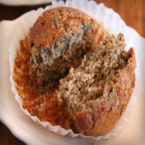 Peels-Inspired Buckwheat and Oat Bran Rosemary Lemon Muffins image
