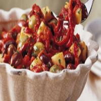 Citrus Herb Peppers, Olives and Cheese image