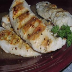 Grilled Chicken With Three-Mustard Sauce_image