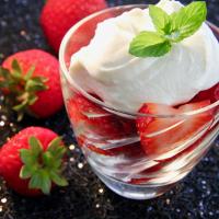 Strawberries Romanoff image