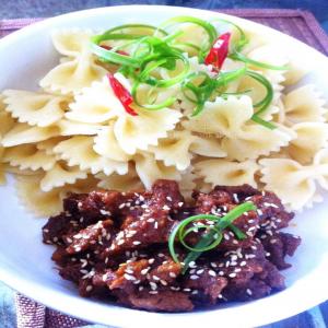 Spicy Beef With Farfelle_image