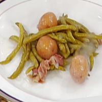 Southern-Style Green Beans with Bacon and New Potatoes image