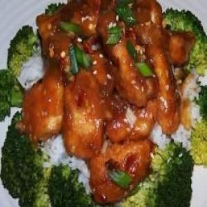 Oven Baked General Tso's Chicken_image