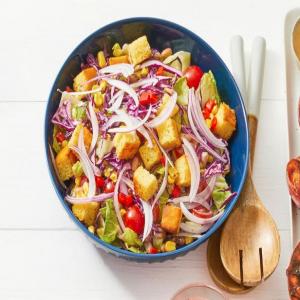 Chopped Salad with Cornbread Croutons image