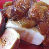 Zurie's Fresh Fig Compote Over Cream Cheese_image