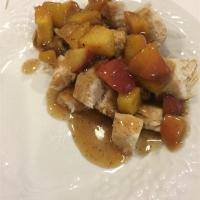 Baked Chicken with Peaches image