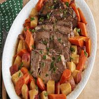 Pot Roast with Potatoes and Carrots_image