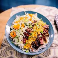 BBQ Beef Bowl with Brown Rice Noodles image