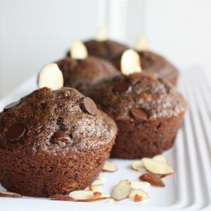 Chocolate Chocolate Chip Nut Muffins_image