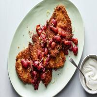 Chicken Schnitzel With Pan-Roasted Grapes image