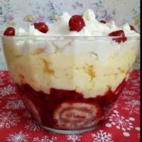 Cherry trifle image