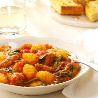 Sausage, Spinach and Gnocchi image