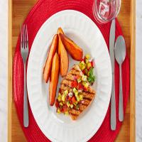 Grilled Salmon With Mango Salsa image