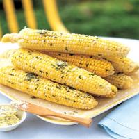Roasted Corn with Oregano Butter_image