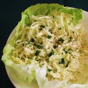 Cabbage Salad with Lemon-Garlic Dressing_image