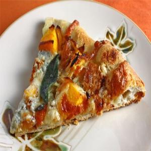 Roasted Butternut Squash and Caramelized Onion Pizza with Gorgonzola and Crispy Fried Sage_image