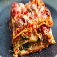Vegetarian Spinach and Mushroom Lasagna_image
