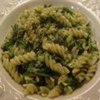 Cheese And Spinach Fettuccine_image