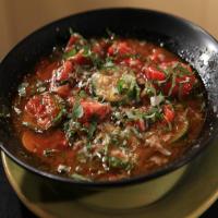 Spicy Zucchini, Pepper and Potato Soup image