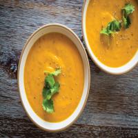 Creamy Chia Coconut Ginger-Carrot Soup image