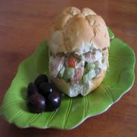 Mediterranean Chicken Salad Sandwiches image