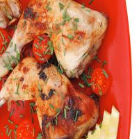 Roast Chicken Legs with Lemon and Thyme image
