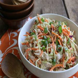 Chopped Veggie Salad With Shredded Chicken image