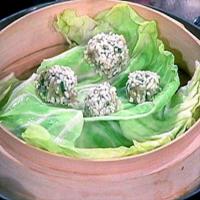 Steamed-Chicken Rice Balls with Dipping Sauce image