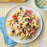 Grecian-Inspired Macaroni Salad_image