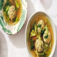 Matzo Ball Soup With Celery and Dill_image