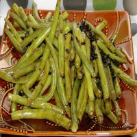 Green Beans With Balsamic-Shallot Butter image