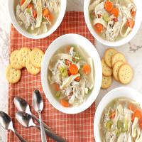 Chicken Soup and Homemade Noodles_image