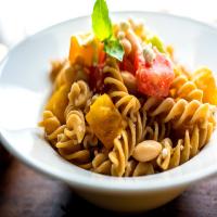 Whole Wheat Penne or Fusilli With Tomatoes, Shell Beans and Feta_image