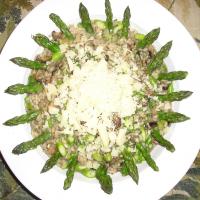 Asparagus Risotto With Shiitake Mushrooms_image
