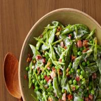 Creamy Spring Peas With Pancetta image
