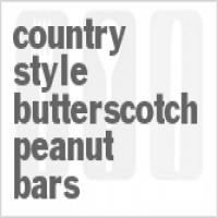 Country-Style Butterscotch Peanut Bars_image