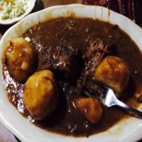 Baltimore-Style Sour Beef and Dumplings (Sauerbraten) image
