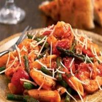 Shrimp Penne Pasta with Artichoke or Asparagus_image