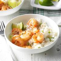 Shrimp with Coconut Rice image