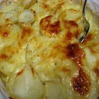 Lightened Scalloped Potatoes With Cheese image