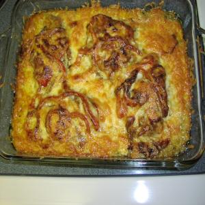 Cheesy Chops and Peppers Casserole_image