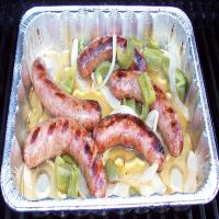 Grilled Bratwurst and Beer_image