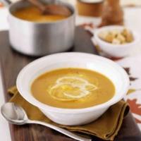 Carrot, Lentil and Bacon Soup image
